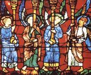 unknow artist, Angels from Notre Dame de la Belle Verriere